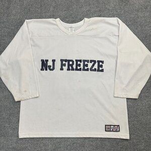 Vintage New Jersey Freeze #10 Hockey Dangle Pro Athletic Jersey Size XL
